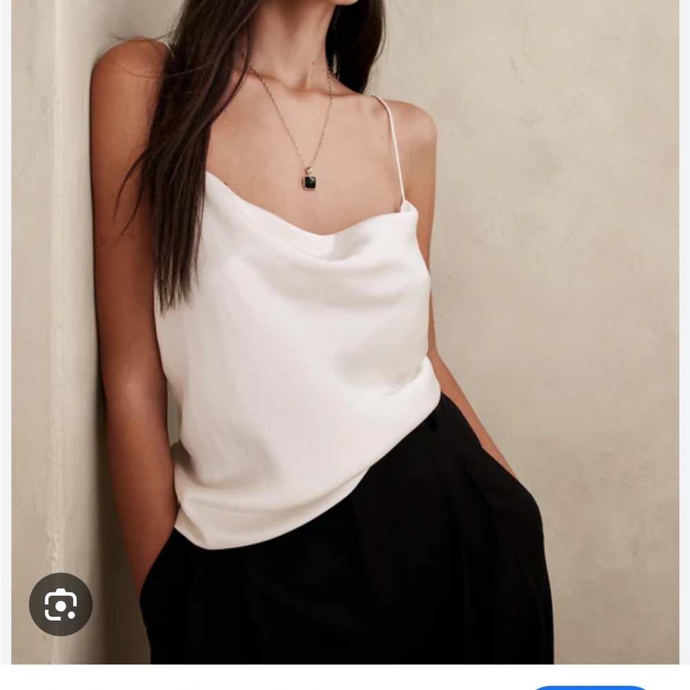 Banana Charlotte silk camisole snow day